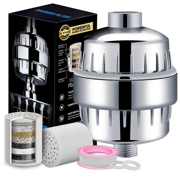 

stage household kitchen faucet activated carbon water purifier health softener chlorine remove rust sediment filtering susp bathroom shower