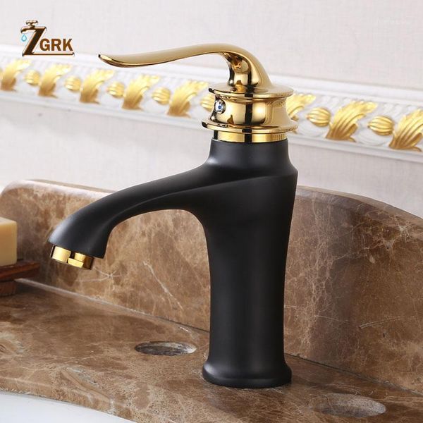 

basin faucets brass bathroom faucet mixer black golden and cold tap single handle sink1