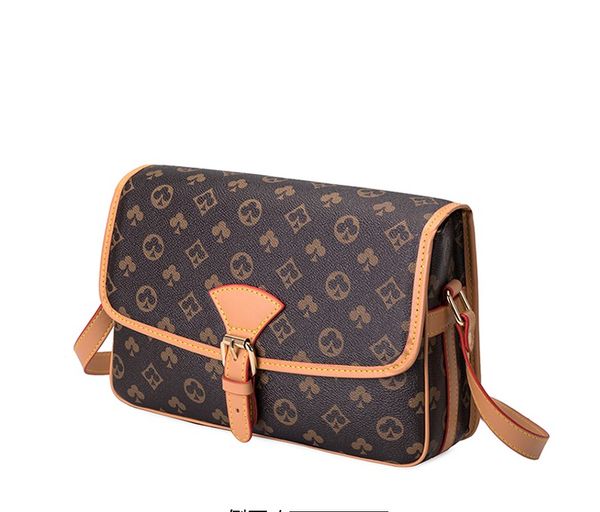 

women's bags european and american fashion wild printed single shoulder messenger bag female large capacity small square handbag