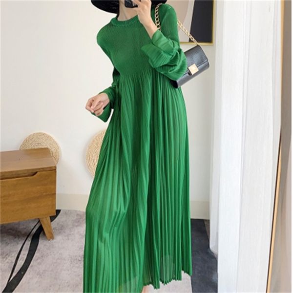 

sell miyake fold neck long dress stock, Black;gray