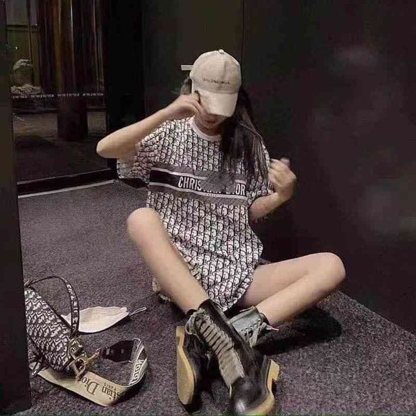

2022 factory wholesale new summer short sleeve t-shirt women's stitching loose korean student top, White
