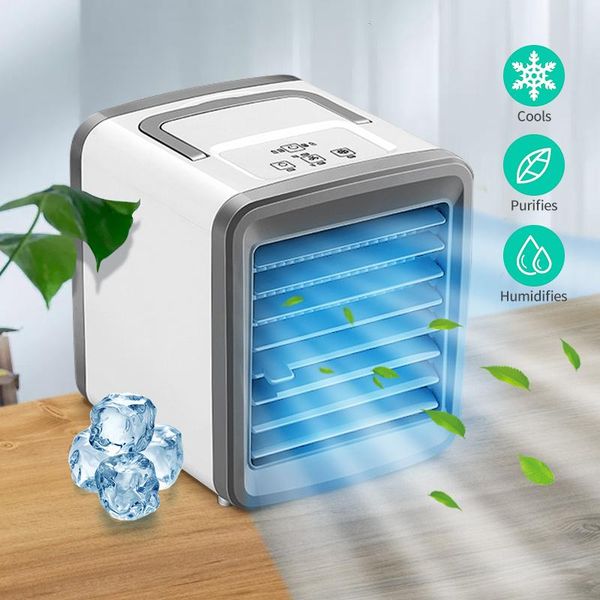 

electric fans air conditioner cooler mini fan portable airconditioner for room home cooling deskusb charging conditioning