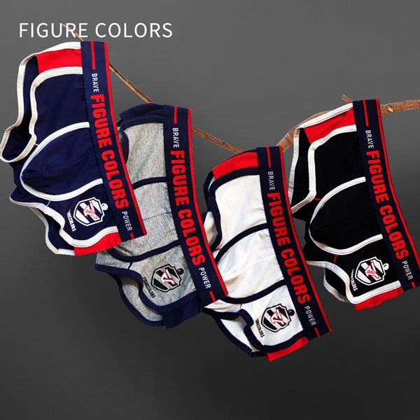 

4piecesmens boxer bamboo print fiber underwear male pants antibacterial cotton low waist sport boxershorts men, Black;white