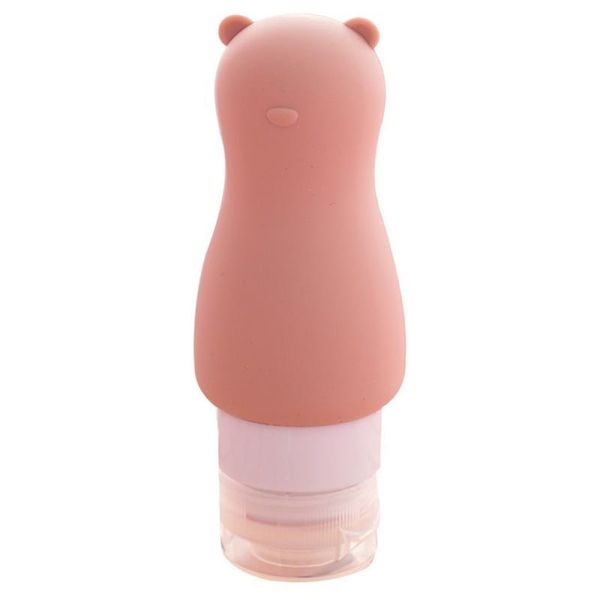 

cute animal refillable bottles silicone packing tubes lotion shampoo bath press type bottle travel portable skin care tool tslm1 storage & j