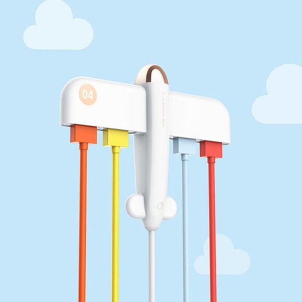 

hubs adapter dock aircraft shape design universal abs usb 2.0 4-interfaces converter for phone