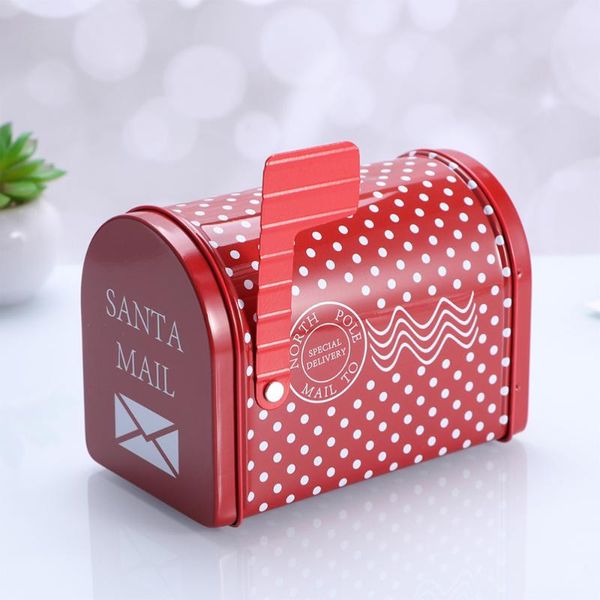 

mailbox gift box tinplate candy christmas post wrap