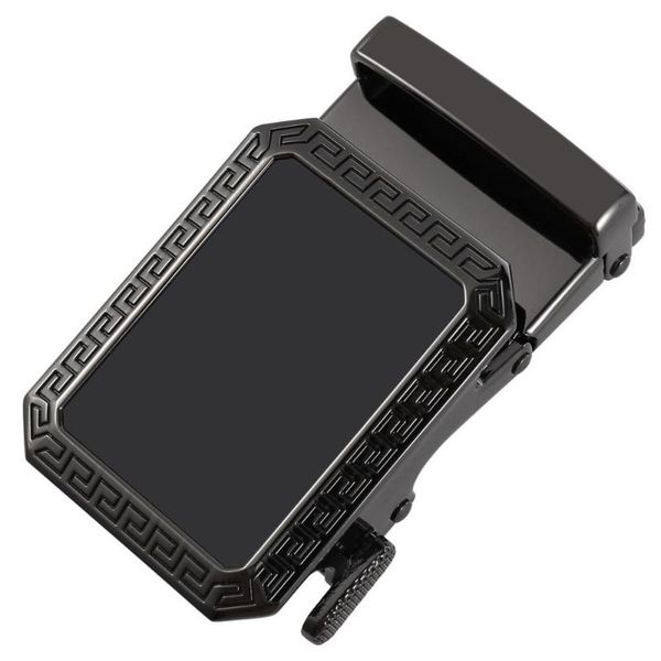 

belts lannyqveen fashion men's automatic belt buckle alloy ratchet buckles without strap accessories factory, Black;brown