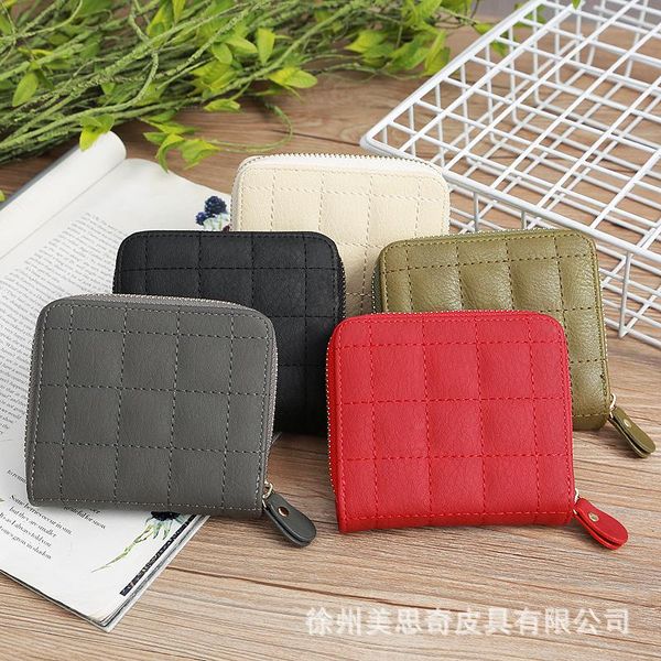 

wallets women's wallet simple change bag hand single pull fashion trend korean version, Red;black