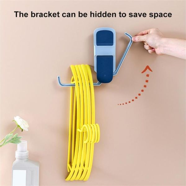

hangers & racks wide application clothes hanger storage rack plastic space saving durable wall mount adhesive