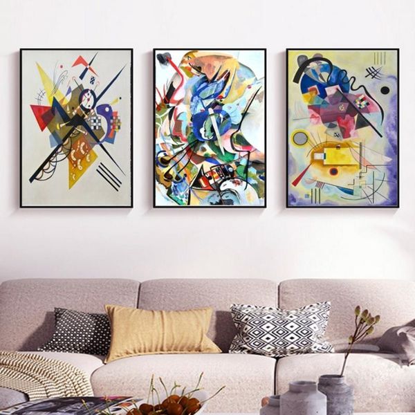 

paintings vintage famous abstract nordic picture canvas poster and print wall art for living bedroom home decoration