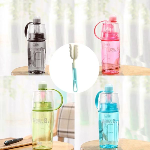 

water bottle outdoor sport portable travel drinking cup leak proof spray summer