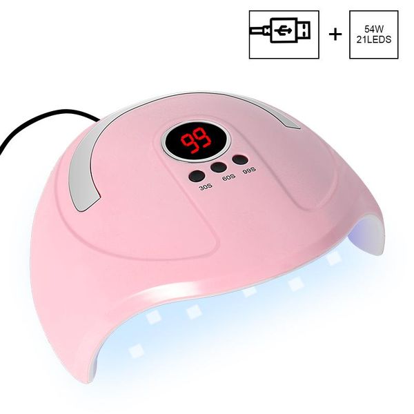 

nail dryers uv led lamp for nails dryer 54w ice manicure gel drying varnish
