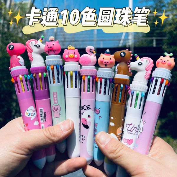 

pen cartoon head color ballpoint flamingo unicorn dinosaur graffiti student graffiti