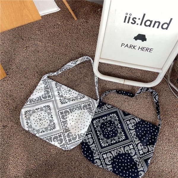 

evening bags simple cotton cloth women portable handbags fashion ladies shoulder crossbody large capacity female reusable shopping tote