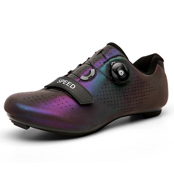 

breathable cycling shoes sapatilha ciclismo mtb men sneakers women mountain bike self-locking racing road footwear, Black