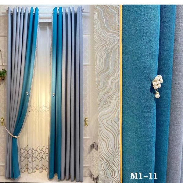 

curtain & drapes modern light luxury stitching curtains nordic style for living room bedroom study shading simple and elegant custom