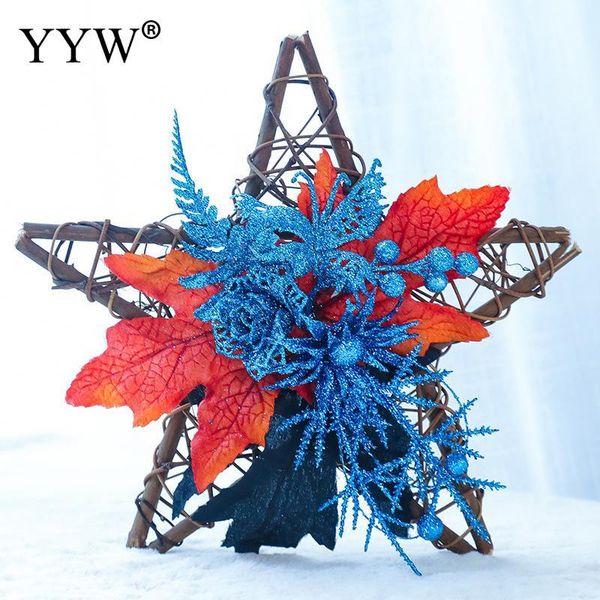 

decorative flowers & wreaths rattan plastic creative decoration festival party xmas home table decor christmas decorations for supplies gift