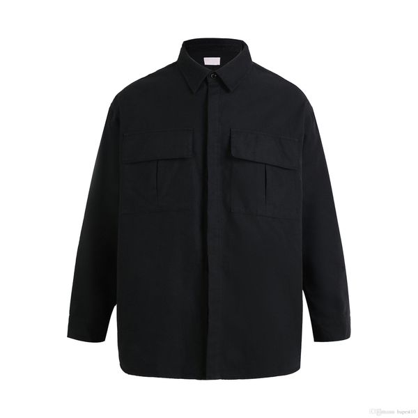 

men's long-sleeved bottoming shirt solid color sixth european and american high street spring summer autumn season white, White;black