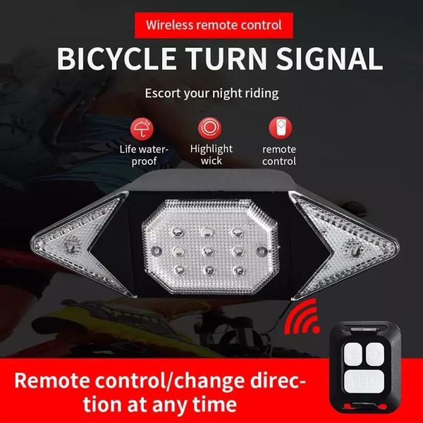 

bike lights backlights usb rechargeable bicycle turn signal light rear led lamp warning taillight cycling riding equipment