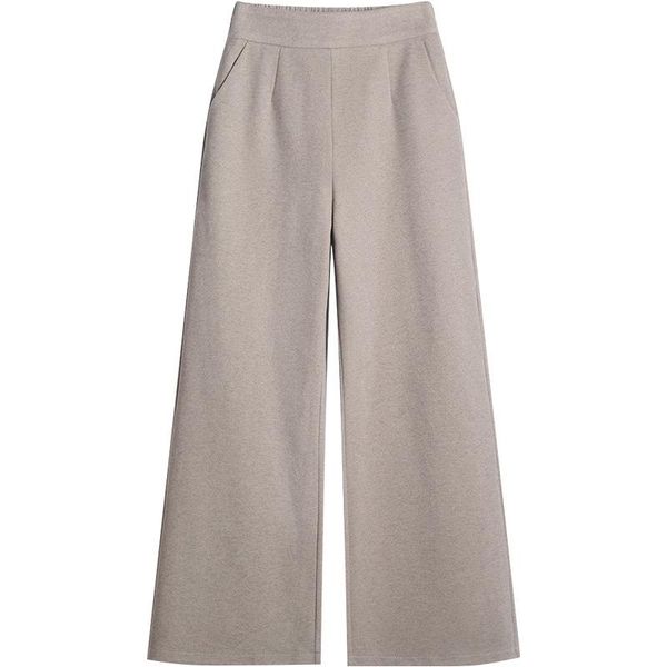 

women's pants & capris dingshite high waist wide leg women korean warm black loose 2021, Black;white