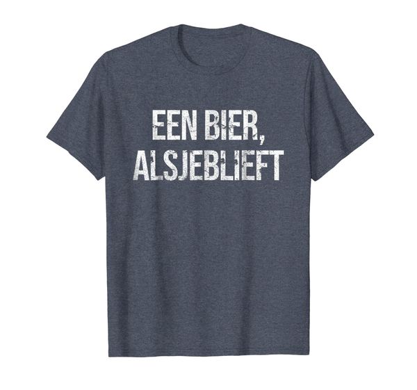 

dutch one beer please t-shirt, White;black