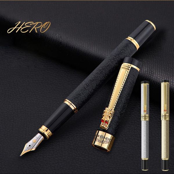 

fountain pens arrival brand hero pen dragon clip metal luxury ink