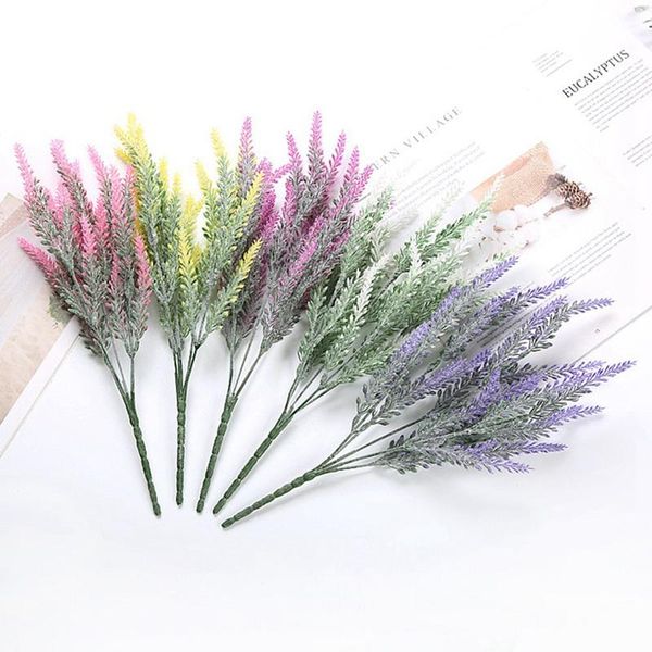 

romantic provence decor fake lavender flower silk artificial flowers grain decorative simulation plants & wreaths