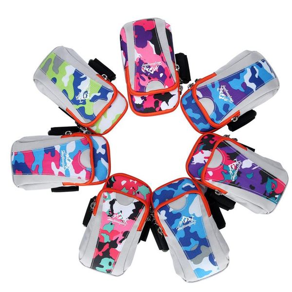 

outdoor bags 6 inches running bag nylon jogging gym sport wrist arm for phone case armband hand