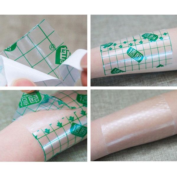 

outdoor gadgets a transparent tape pu film adhesive plaster waterproof anti-allergic medicinal fixation