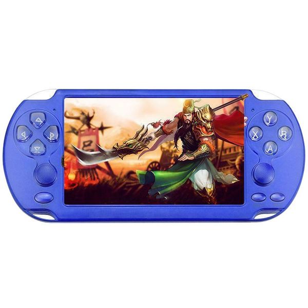 

5.1 inch 8gb handheld portable retro x9s game console player built-in 10000 games blue players