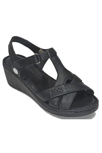 

sandals women's black wedges comfort d21ys 1300