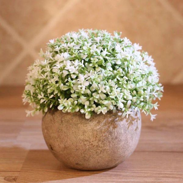 

decorative flowers & wreaths artificial simulation bonsai tree pot fake potted plant home table decoration