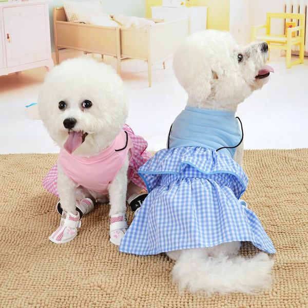 

dog apparel durable puppy clothes cute colorful dress spring summer light breathable princess skirt pet supplies good quality