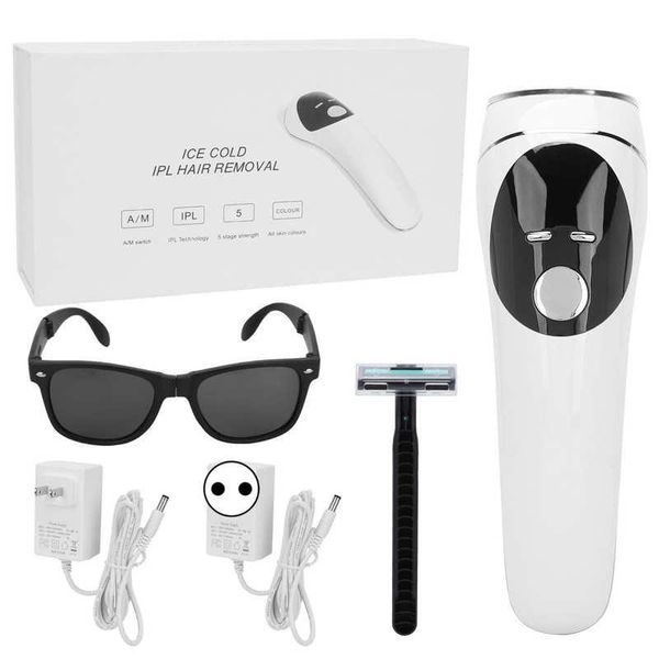 

sponges, applicators & cotton beauty cosmetic puff ipl hair removal device painless men women machine (white 100-240v) makeup