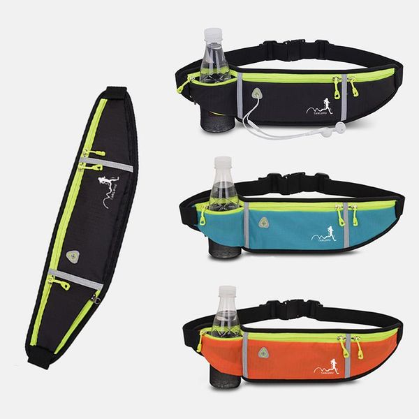 

storage bags travel mobile phone holder men gym fitness pouch belt pink chest waist pack women running waterproof bag