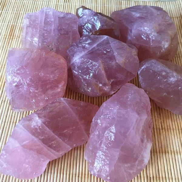 

decorative objects & figurines natural pink rose quartz crystal stone mozambique