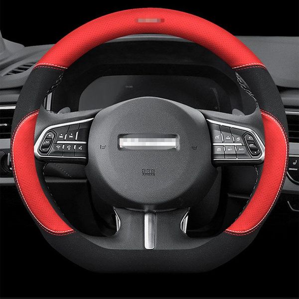 

steering wheel covers genuine leather car cover 15 inch/38cm for haval h1 h2 m6 h4 h5 h6 h3 h7 h8 h9 f5 f7 2021