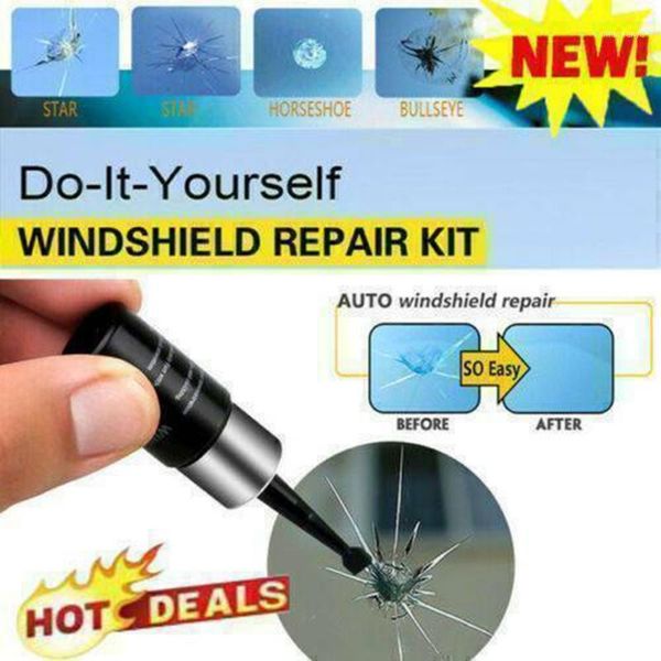 

fluid repair set crack chip tool 2 pcs car auto automotive repair1