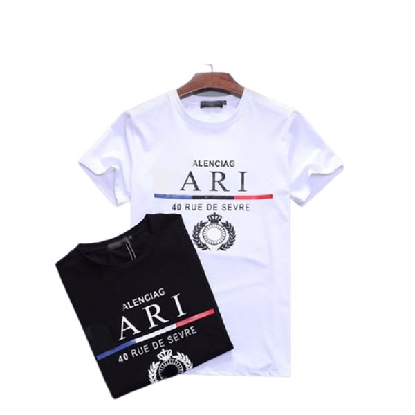 

mens t shirt summer brand breathable loose shirts for men and women couple designers hip hop streetwear luxurious tees #13, White;black