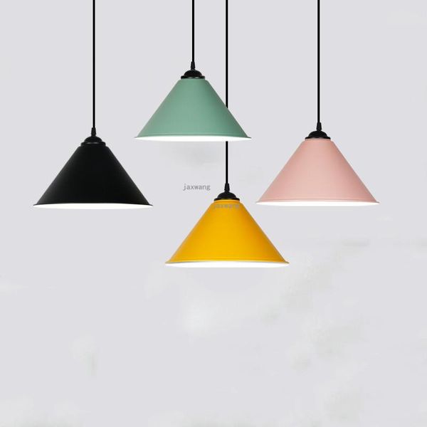 

nordic led lighting macaron pendant lights restaurant decoration hanging lamp bedroom bedside home kitchen fixtures lamps