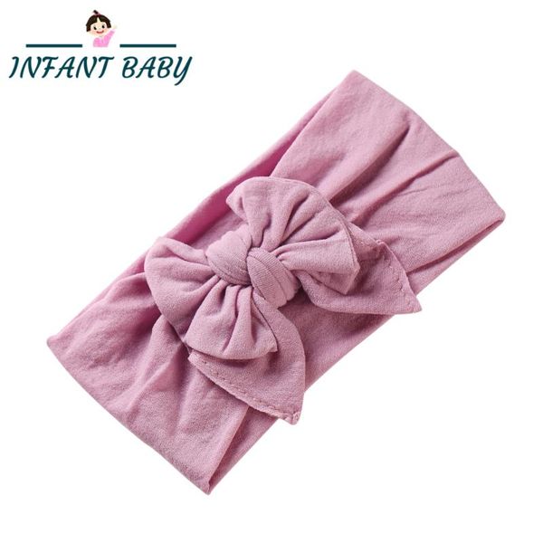 

baby girl headband infant hair accessories bows born headwear ear headwrap gift toddlers bandage ribbon, Slivery;white