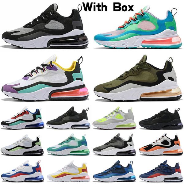 

2021 react mens casual shoes arrival bauhaus hyper jade orange grey optical fashion trainer breathable sports sneakers 36-46, Black