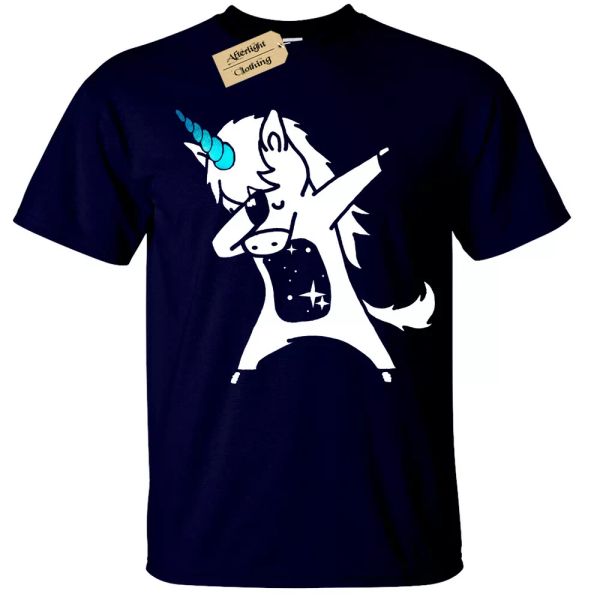 

rubbing unicorn t-shirt men's sole, White;black