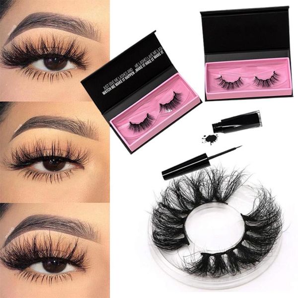 

wholesale 3d mink magnetic eyelashes wispy lashes 5 magnets set false