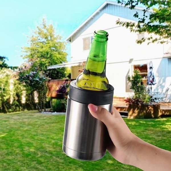 

water bottles 50pcs 400ml stainless steel beer bottle can cold keeper holder cup double wall vacuum insulated cooler bar