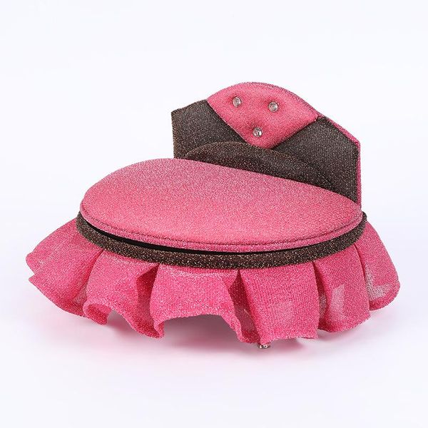 

jewelry pouches, bags household red storage box ins wind earrings necklace can flip head shape of the sofaa girl's favorite gift, Pink;blue