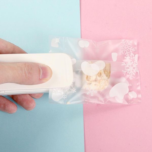 

mini portable household heat sealing machine impulse plastic poly bag clips