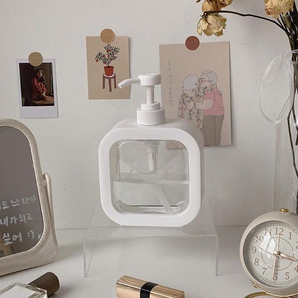 

storage bottles & jars 500ml 2021 ins plastic bottle liquids makeup sub bottling emulsion portable lid simplicity style