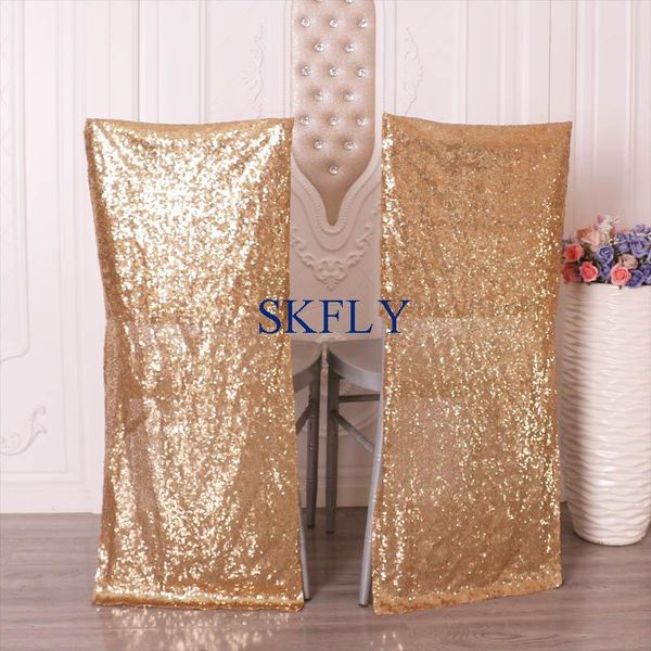 

chair covers ch004ab wedding supplier standard chiavari birthday party heavy beaded glitter gold sequin cover