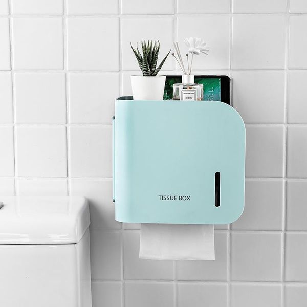 

toilet paper holders multi tissue holder traceless wall hanging double cover shelf